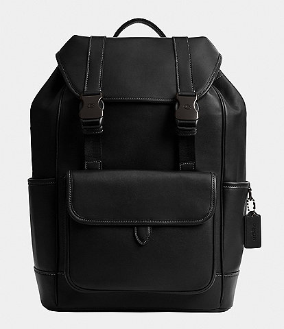 COACH Solid League Flap Backpack