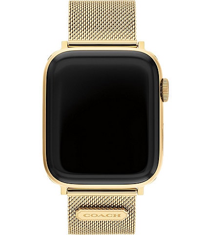 COACH Stainless Steel Mesh 42/44mm Band for Apple Watch®