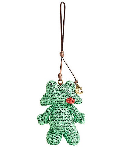 COACH Straw Frog Bag Charm