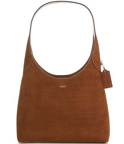 COACH Brooklyn 28 Suede Hobo Bag