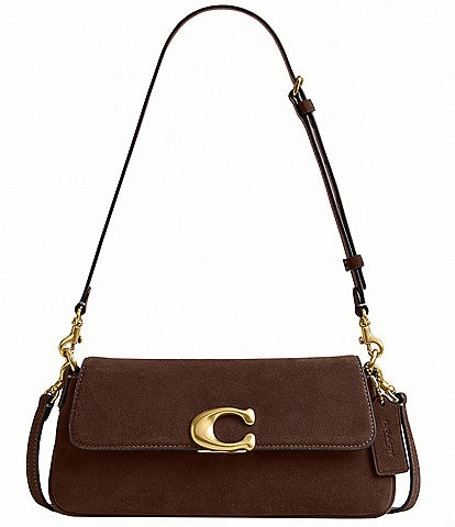 COACH Suede Jet Shoulder Bag