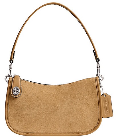 COACH Swinger Suede Shoulder Bag