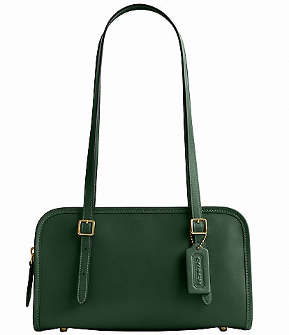 COACH Swing Zip Buckle Detail Satchel Bag