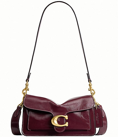 COACH Tabby 20 Glazed Leather Soft Grain Shoulder Bag