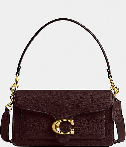 COACH Tabby 26 Pebble Leather Gold Tone Shoulder Bag