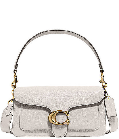 COACH Tabby 26 Pebble Leather Gold Tone Shoulder Crossbody Bag