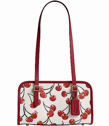 COACH The Coach Originals Cherry Print Swing Zip Satchel Bag