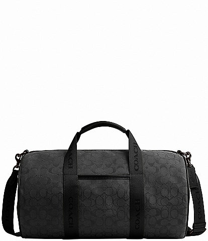 COACH Theo Signature Jacquard Duffle Bag