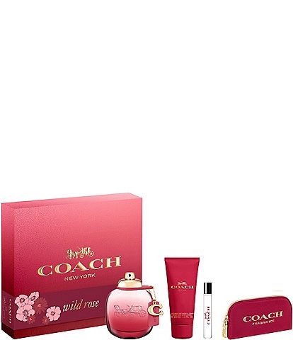 COACH Wild Rose Eau de Parfum 4-Piece Gift Set