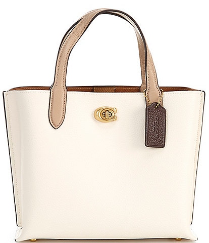COACH Willow 24 Faded Leather Tote Bag
