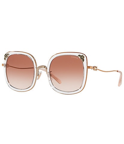 COACH Women's 0HC7101B 53mm Gradient Square Sunglasses