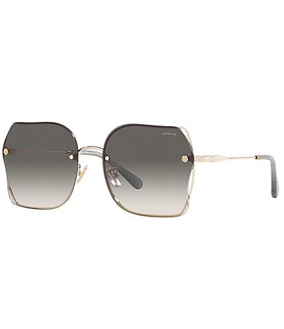 COACH Women's 0HC7150D 60mm Square Sunglasses