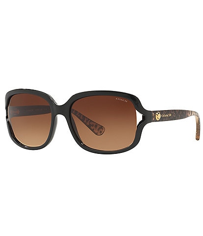 COACH Women's 0HC8169 57mm Gradient Square Sunglasses