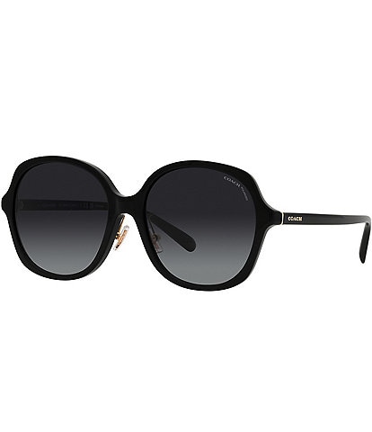 COACH Women's 0HC8360F 58mm Gradient Polarized Square Sunglasses