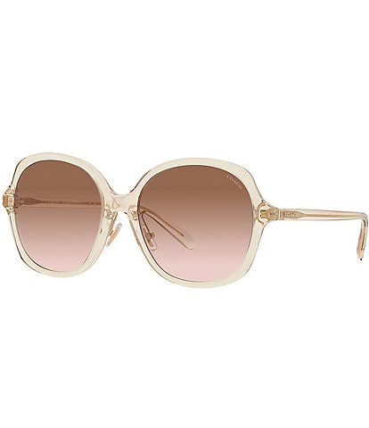 COACH Women's 0HC8360F 58mm Gradient Square Sunglasses