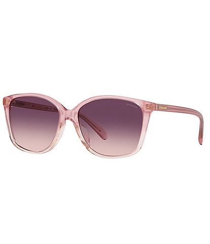 COACH Women's 0HC8361U 57mm Gradient Square Sunglasses