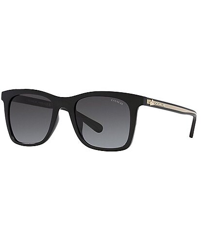 COACH Women's 0HC8374U 51mm Gradient Square Sunglasses