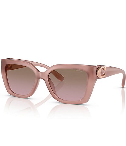 COACH Women's 0HC8408U 55mm Transparent Square Sunglasses