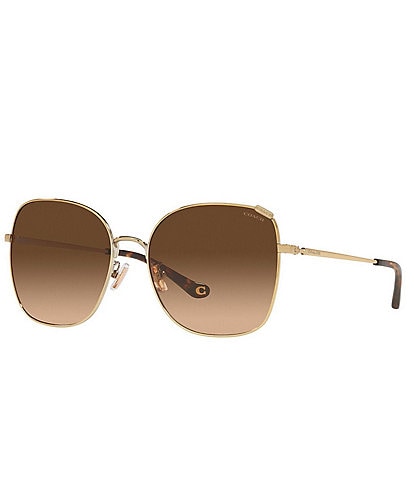 COACH Women's 7133 57mm Square Sunglasses