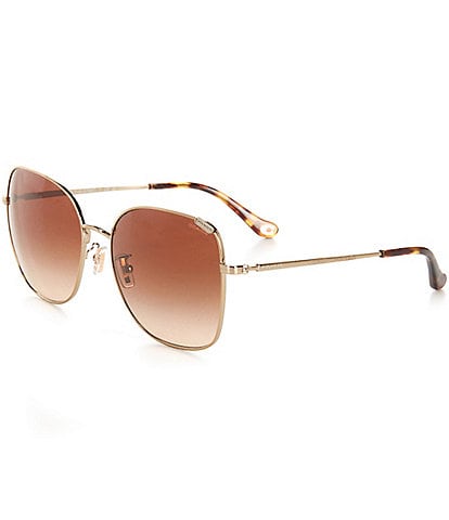 COACH Women's 7133 57mm Square Sunglasses