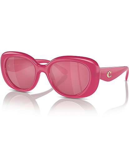 COACH Women's HC8391U 53mm Oval Sunglasses