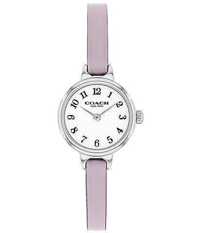 COACH Women's Iris Quartz Analog Leather Strap Watch