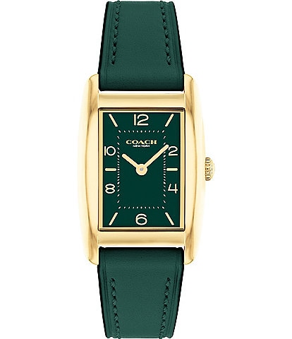 COACH Women's Reese Quartz Analog Leather Strap Watch