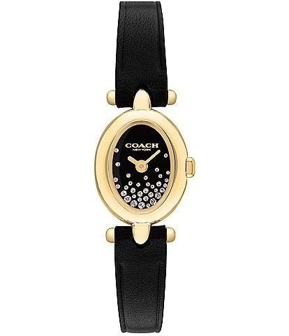 COACH Women's Sammy Quartz Analog Leather Strap Watch