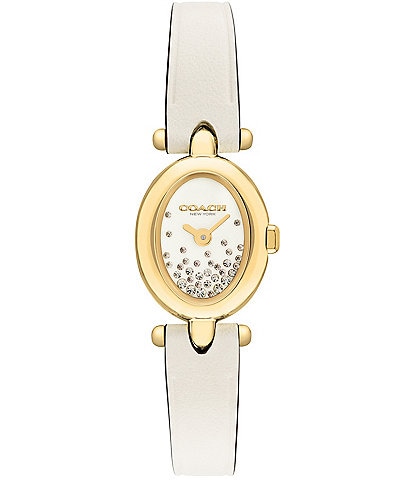 COACH Women's Sammy Quartz Analog Leather Strap Watch