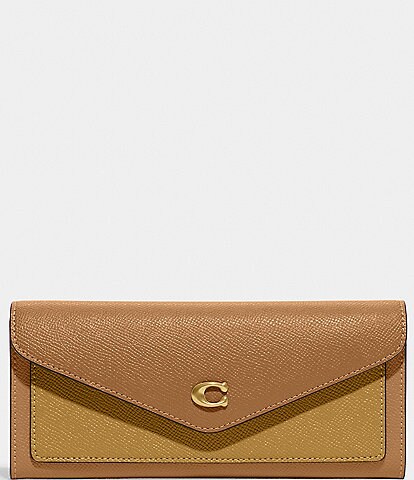COACH Wyn Colorblock Leather Small Wallet