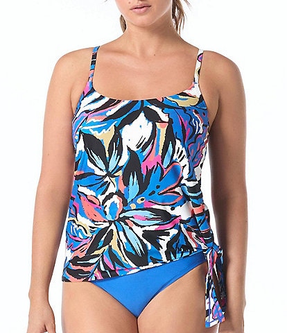 Coco Reef Paradise Abstract Stella Bra Cup Size Underwire Tankini Swim Top