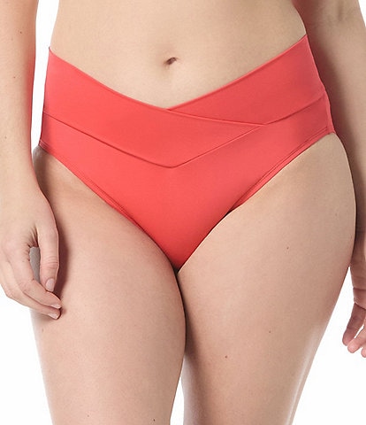Coco Reef Solid Serene Crossover V-Waist Hipster Swim Bottom