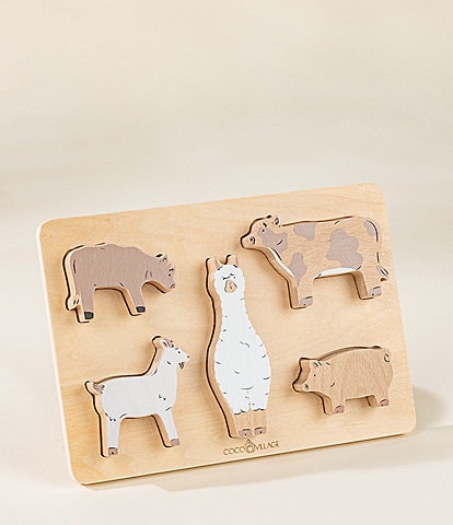 Coco Village Barn Animals Wooden Puzzle