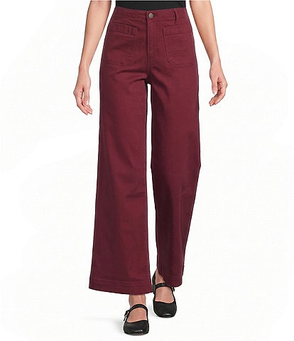 Code Bleu Chelsea Mid-Rise Straight Leg Patch Pocket Jean