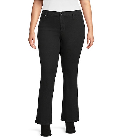 Code Bleu Plus Size Chelsea Stretch Boot Cut Leg Denim Jeans
