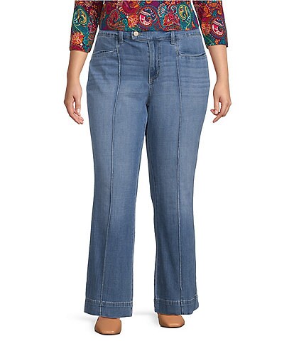 Wide Leg Women's Plus-Size Jeans & Denim