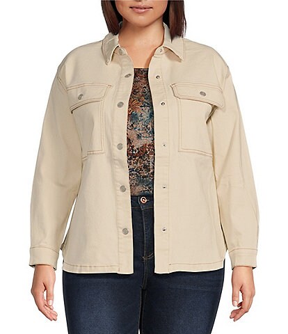 Dillards plus size jackets best sale