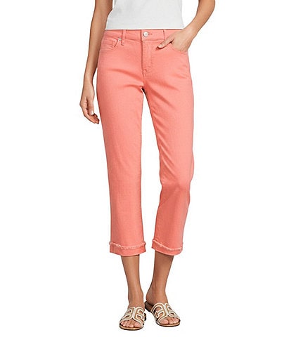 Code Bleu Soho Stretch Denim Mid Rise Capri Length Jeans