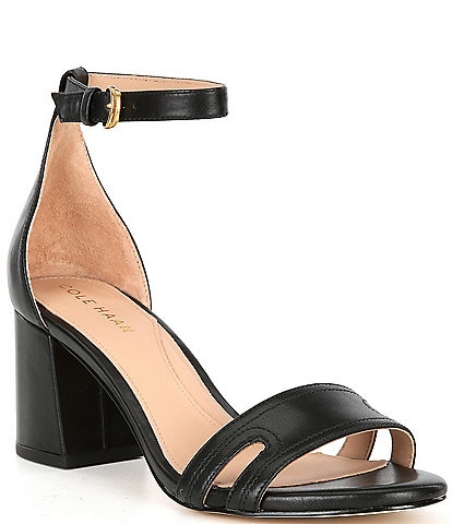 Cole Haan Adelaine Leather Ankle Strap Sandals