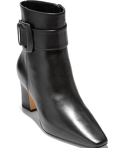 Cole Haan Blanche Snip Toe Buckle Booties