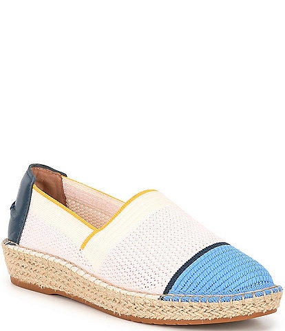 Cole Haan Cloudfeel Stretch Knit Colorblock Espadrille Flats