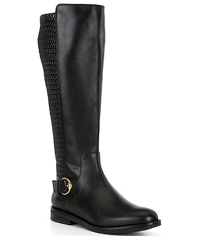 Cole Haan Clover Leather Stretch Tall Riding Boots