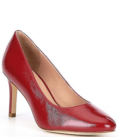 Cole Haan Gabbie Patent Leather Pointed Toe Pumps
