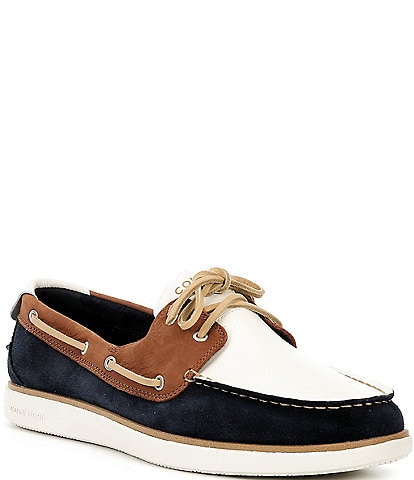Cole Haan Men's GrandPrø Windward Suede Boat Shoes