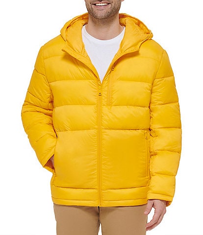 Cole Haan Mens Hooded Puffer 540 Jacket