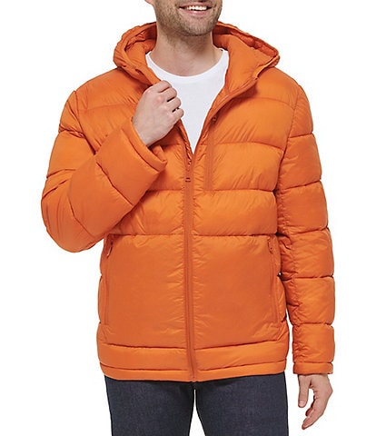 Cole Haan Mens Hooded Puffer 540 Jacket