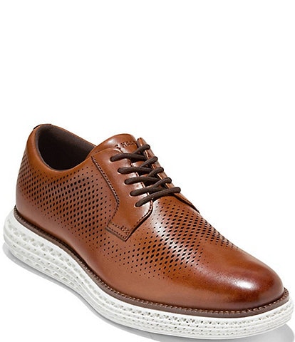 Cole Haan Men's ØriginalGrand 2.0 Perforated Leather Plain Toe Oxfords