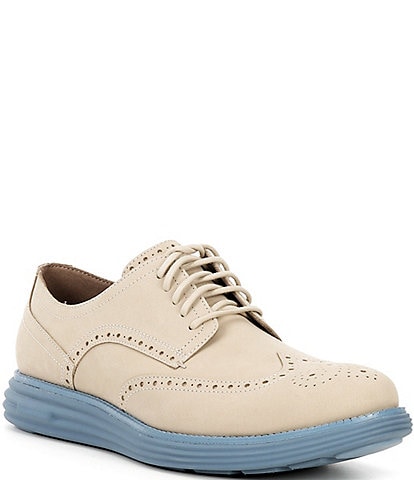 Cole Haan Men's ØriginalGrand Remastered Nubuck Wingtip Oxfords