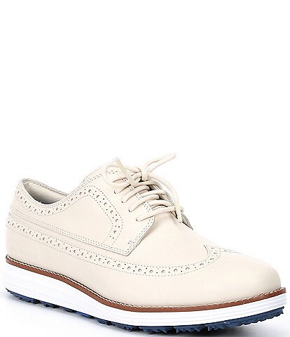 Cole Haan Men's ØriginalGrand Waterproof Wingtip Golf Shoes