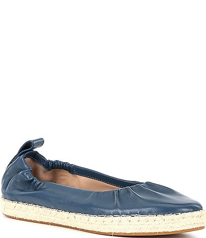 Cole Haan Seaboard Leather Espadrille Ballet Flats